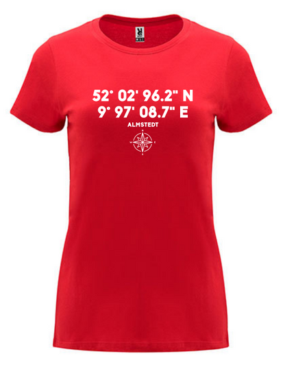 T-Shirt KOORDINATEN Damen